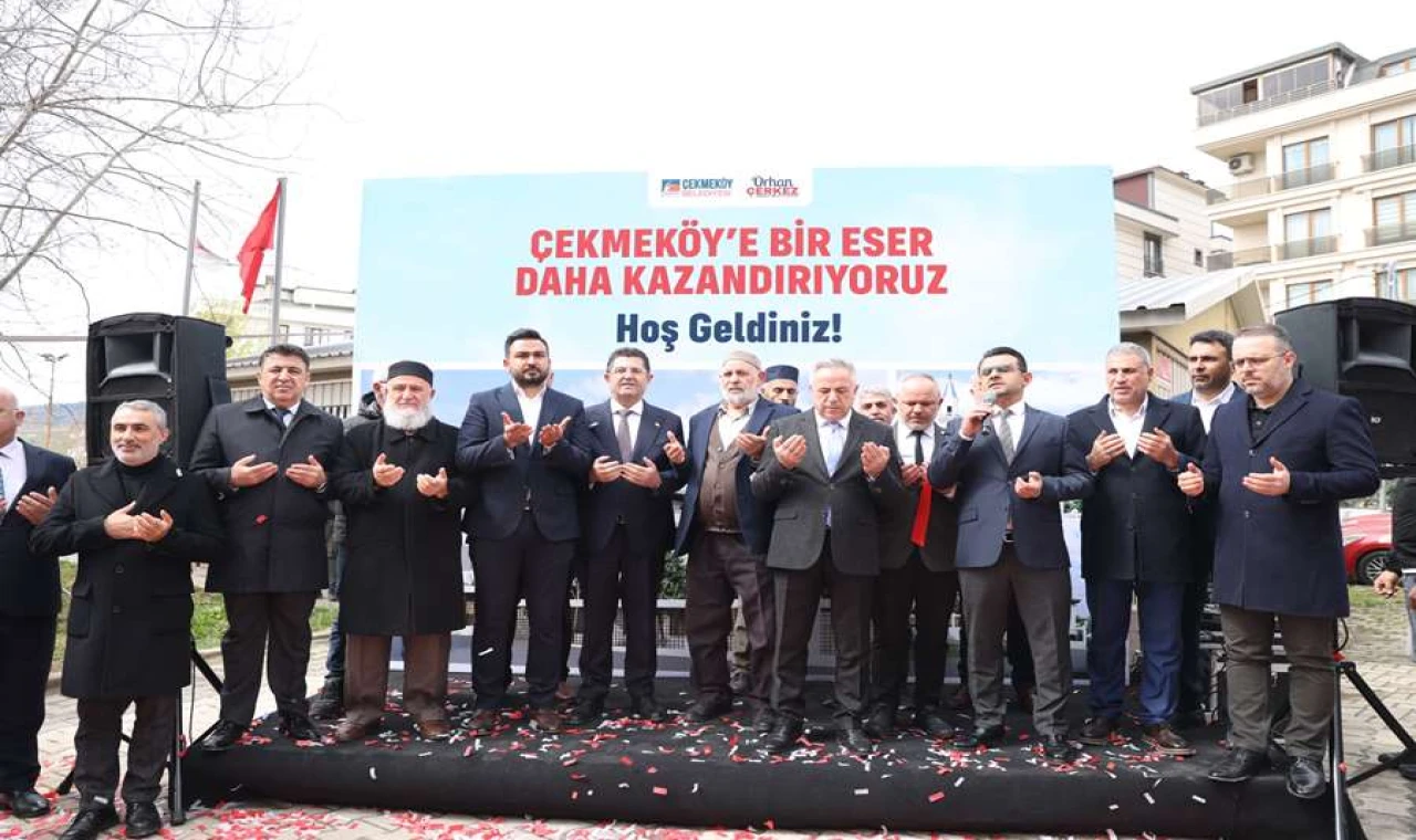Çekmeköy’de Hacı Kazım Boran Camii Temeli Dualarla Atıldı