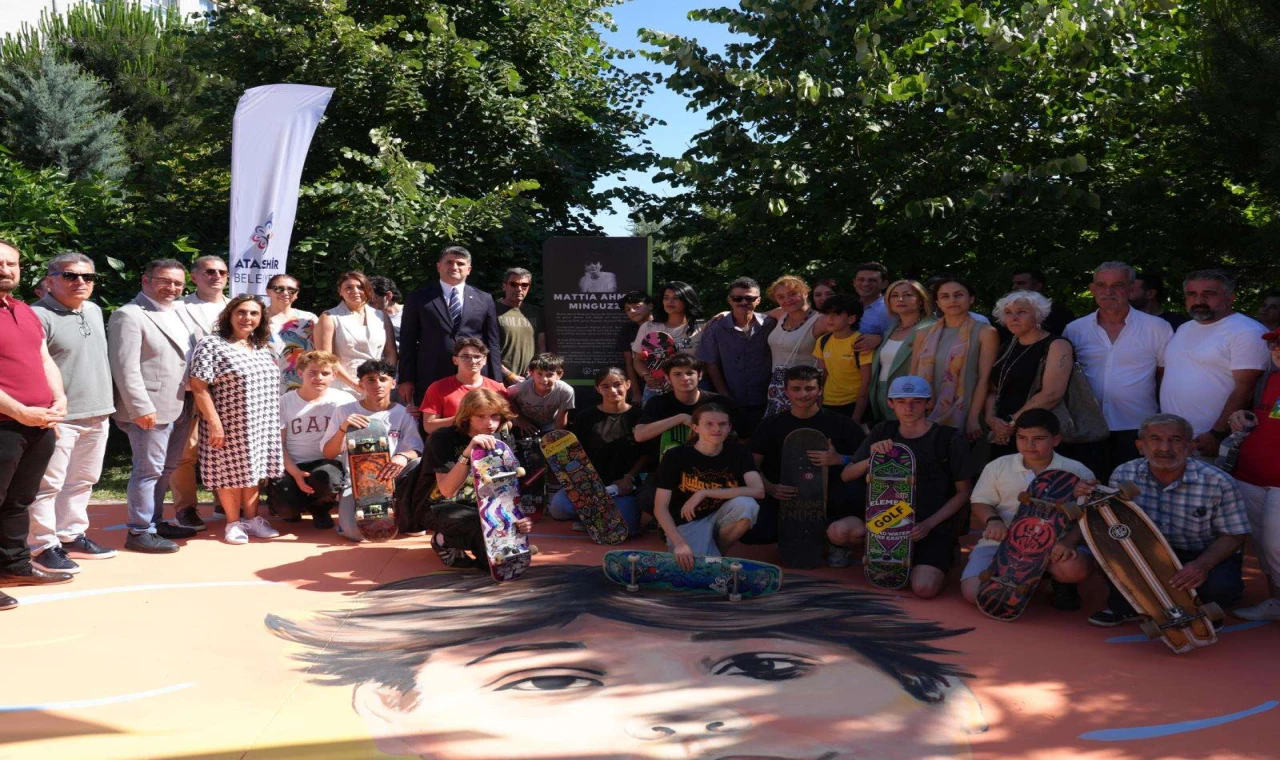 Ataşehir’de Mattia Ahmet Minguzzi Kaykay Parkı Açıldı