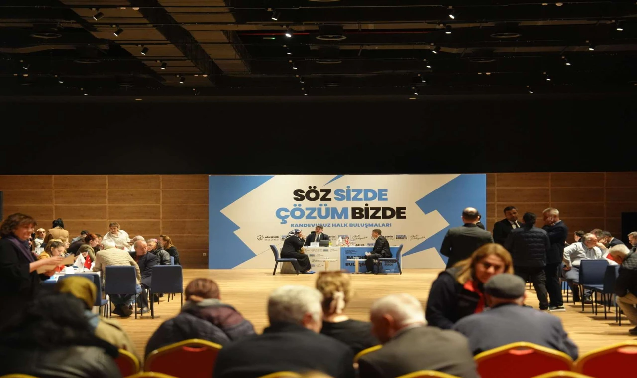 Ataşehir’de Randevusuz Halk Buluşmalarının 3’üncüsü Gerçekleşti