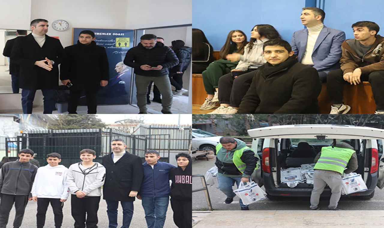 Başkan Yüksel’den Öğrencilere Sürpriz Ziyaret