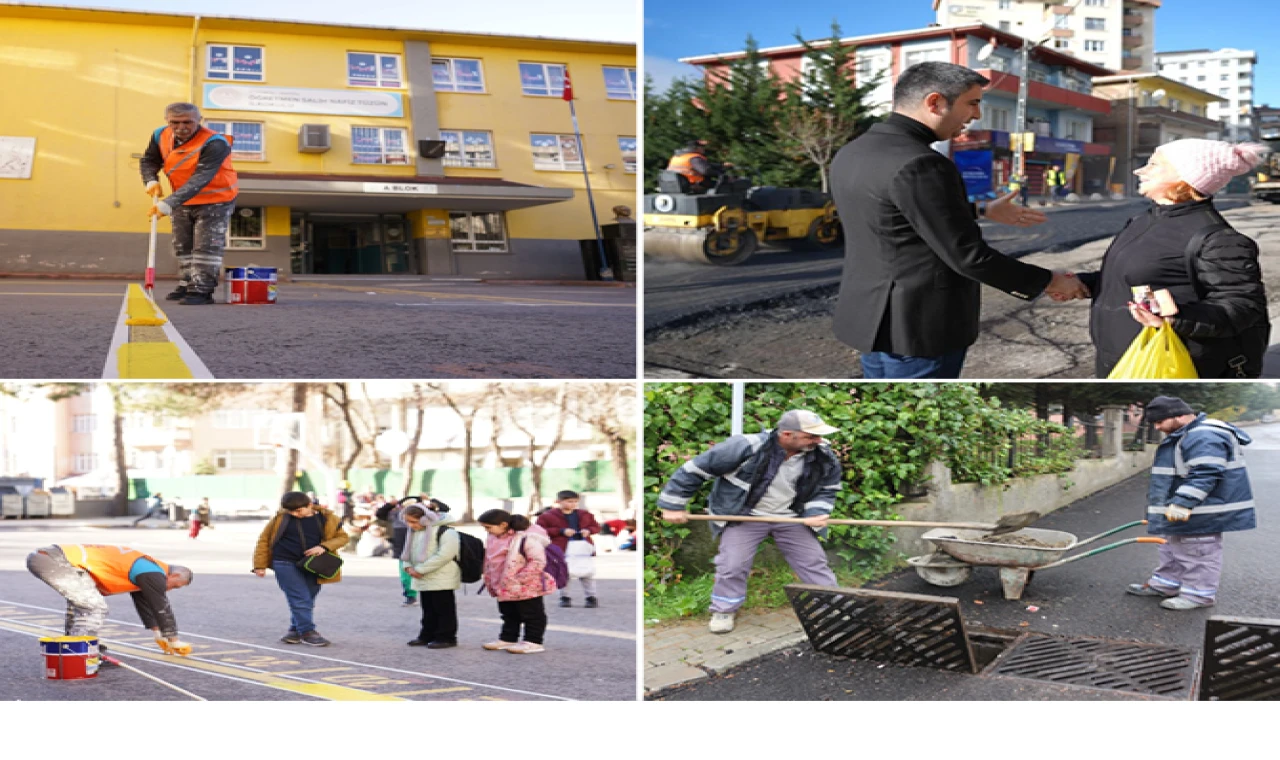 Fen İşleri Ekipleri Kartal’da Yoğun Çalışıyor