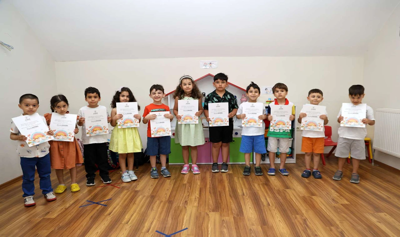 Yuvamız Ataşehir’de Minikler Karne Sevinci Yaşadı