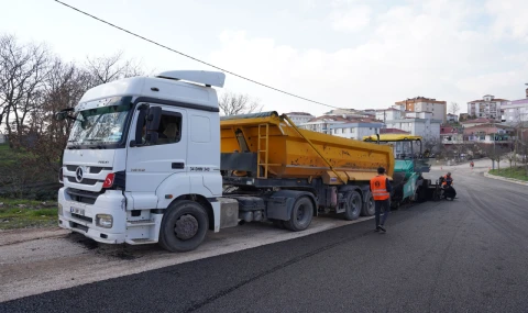 Tuzla’nın Sokaklarına Bin 400 Ton Asfalt Serildi