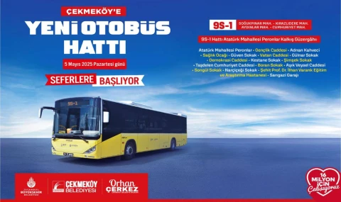 Çekmeköy’de 4 Mahalleye Yeni Hat