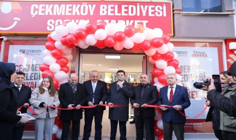 Çekmeköy’de Dayanışma Büyüyor, Sosyal Market Kapılarını Açtı