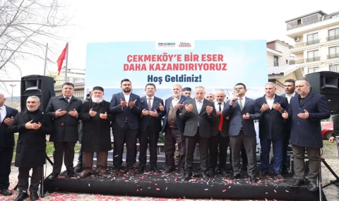 Çekmeköy’de Hacı Kazım Boran Camii Temeli Dualarla Atıldı