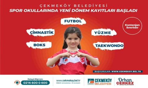 Çekmeköy’de Spor Zamanı: Kayıtlar Başladı