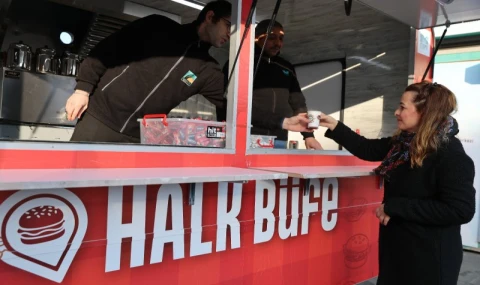 Çekmeköy'ün halk büfeleri hizmet vermeye başladı