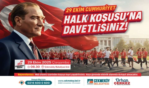 Cumhuriyet Bayramı Çekmeköy’de Koşu Etkinliğiyle Kutlanacak