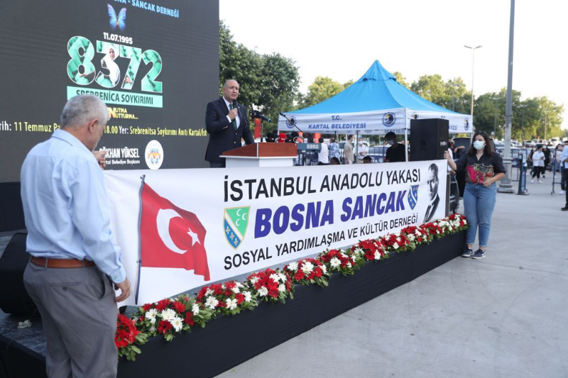 Srebrenitsa Soykırımı’nda Hayatını Kaybedenler Kartal’da Anıldı