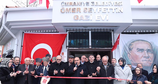 Ümraniye Belediyesi Gazi Evi Açılış Töreni Başkan Hasan Can’ın Katılımıyla Gerçekleşti