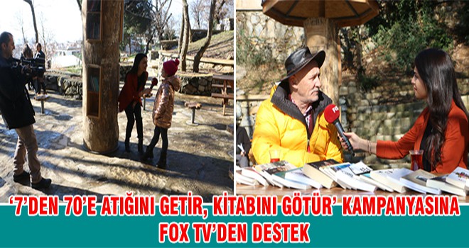 ‘7’den 70’e Atığını Getir, Kitabını Götür’ Kampanyasına Fox TV’Den Destek