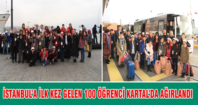 İstanbul’a İlk Kez Gelen 100 Öğrenci Kartal ’da Ağırlandı