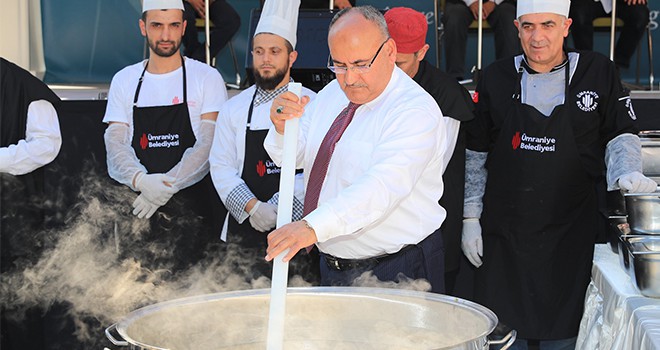 Muharrem Ayının Bereketi Ümraniye’de Yaşandı