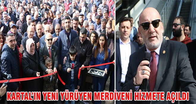 Kartal’ın Yeni Yürüyen Merdiveni Hizmete Açıldı