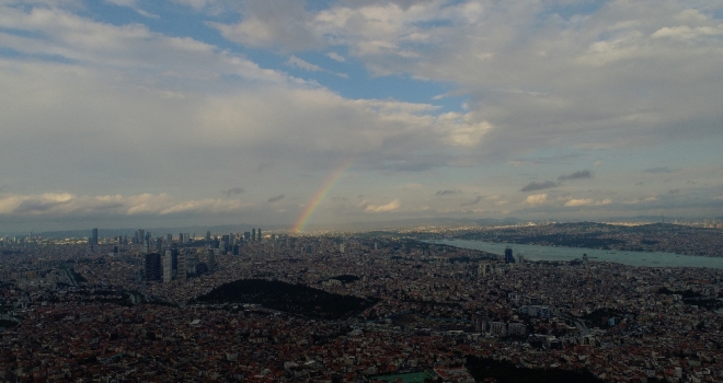 İstanbulda Yağmur Sonrası Eşsiz Manzara