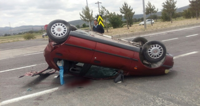 Nevşehirde Trafik Kazası: 1 Ölü, 2 Yaralı