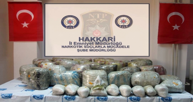 Hakkaride 268 Kilo Esrar Ele Geçirildi