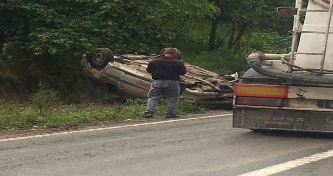 Fatsada Trafik Kazası: 1 Ölü, 2 Yaralı