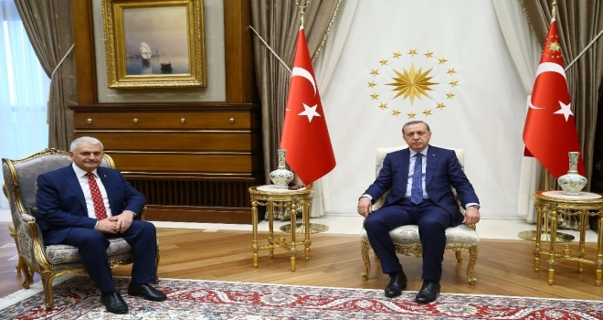 Cumhurbaşkanı Erdoğan Başbakan Yıldırımı Kabul Etti