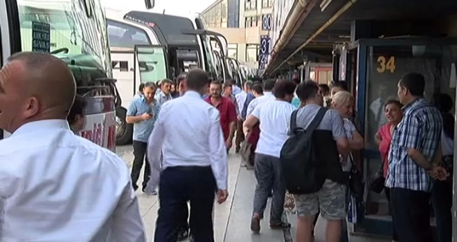 15 Temmuz Şehitler Köprüsünde Trafik Yoğunluğu Havadan Görüntülendi