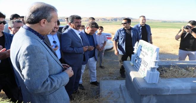 Mehdi Ekerin Mezarlık Ziyaretine Yoğun Güvenlik Önlemi