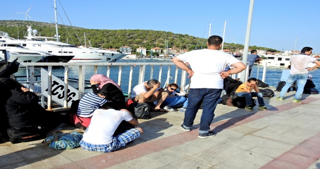 Çeşmede 29 Sığınmacı Yakalandı