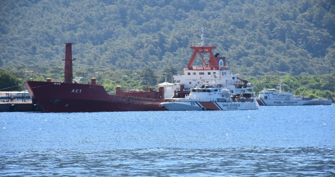 Yunan Sahil Güvenliğinin Ateş Açtığı Türk Gemisi Muğladan Ayrıldı