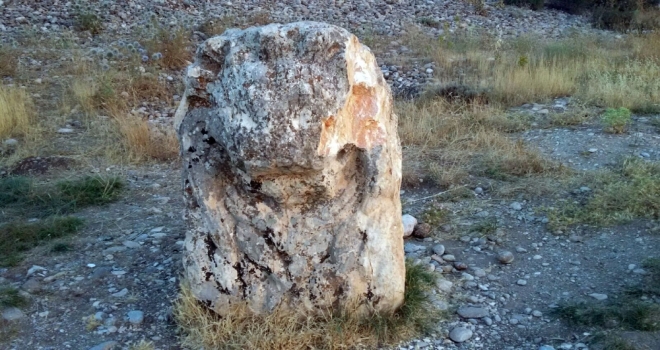 2 Bin Yıllık Arslan Heykeli Tahrip Edildi