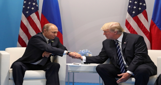 Trump Ve Putin İlk Kez Bir Araya Geldi