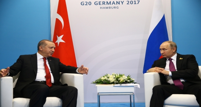 Erdoğan, Putin İle Bir Araya Geldi