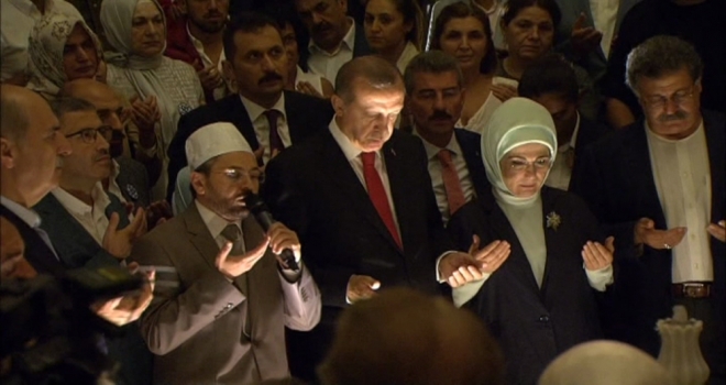 Cumhurbaşkanı Erdoğan Şehitler Anıtının Açılışını Yaptı