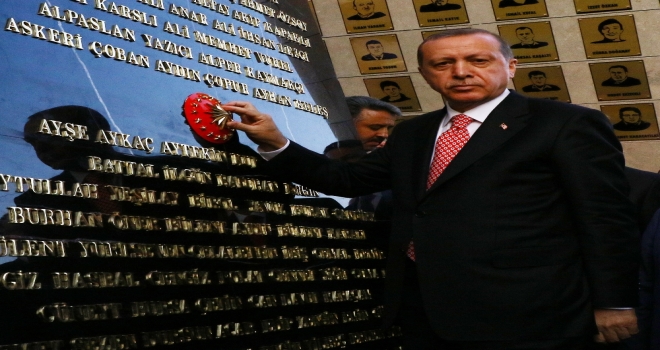 Erdoğan, Beştepedeki Şehitler Abidesini Açtı