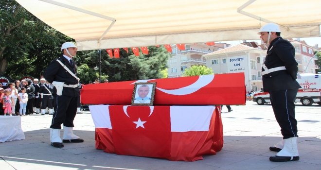 Şehit Polis Memuru Karamanda Son Yolculuğuna Uğurlandı