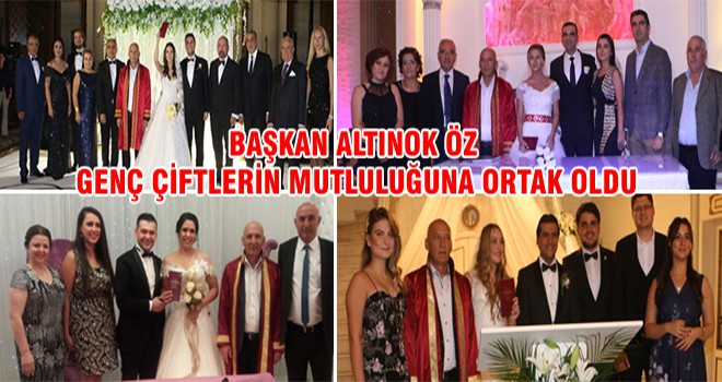 Başkan Altınok Öz Genç Çiftlerin Mutluluğuna Ortak Oldu