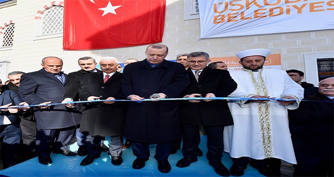 Hacı Harun Ekşi Camii Cumhurbaşkanı Recep Tayyip Erdoğan’ın Katılımlarıyla İbadete Açıldı