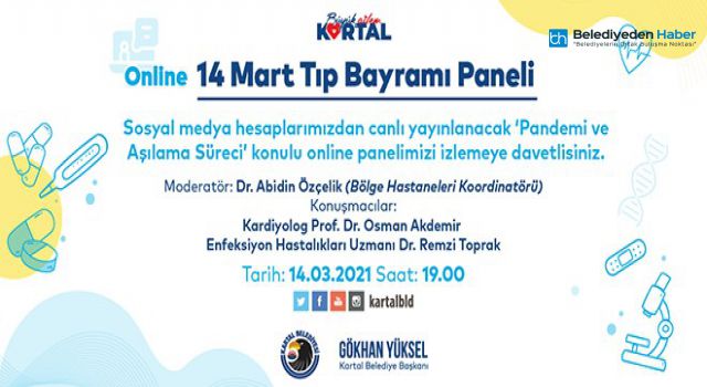 KARTAL BELEDİYESİ'NDE 14 MART TIP BAYRAMI PANELİ