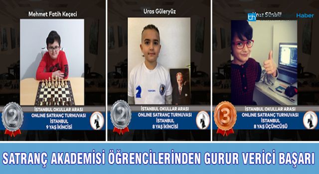 SATRANÇ AKADEMİSİ ÖĞRENCİLERİNDEN GURUR VERİCİ BAŞARI