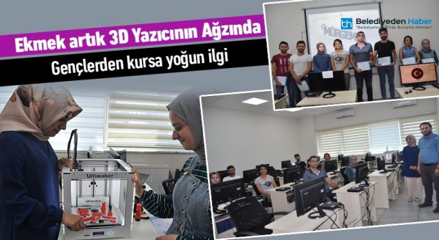 3D MODELLEME KURSU'NA GENÇLERDEN YOĞUN İLGİ