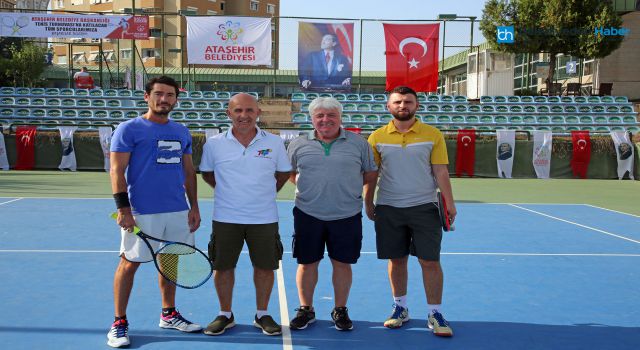 Ataşehir Belediye Başkanlığı 1. Senyör Tenis Turnuvası Başladı