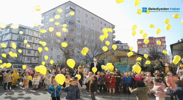 Kartal’da Sarı Balonlar, Kansere Dikkat Çekmek İçin Gökyüzüne Uçtu