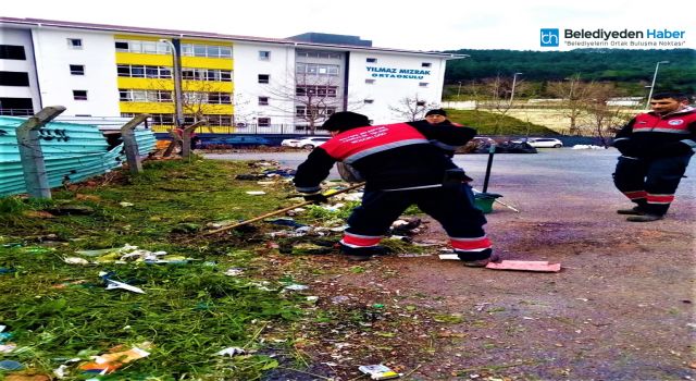 Maltepe'nin Temizlik Denetim Ekipleri İş Başında