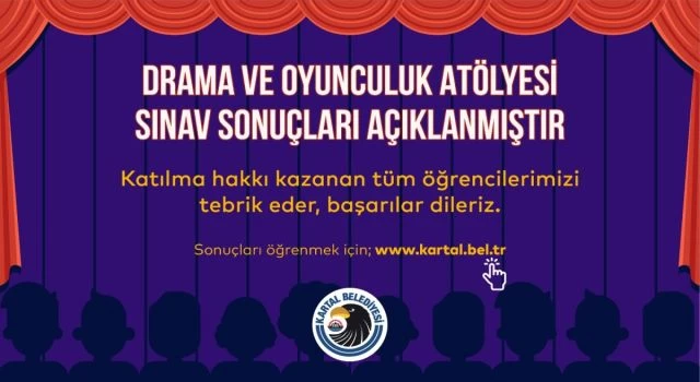 Kartal Belediye Tiyatrosu’nda Eğitim Alacak İsimler Açıklandı