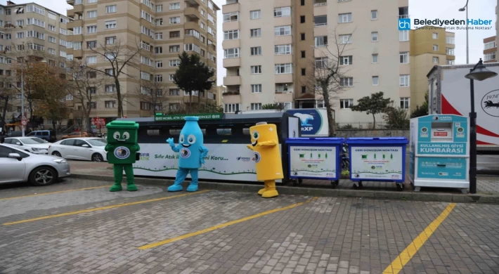 Çevre Dostu Mobil Sıfır Atık Getirme Merkezleri Kartal’da