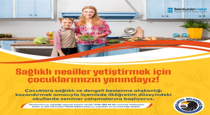 Kartal Belediyesi, Sağlıklı Nesiller İçin Okullarda Seminer Çalışmalarına Başlıyor