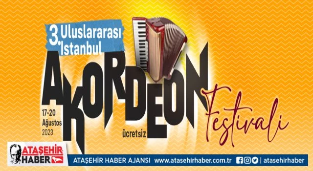 3. Uluslararası İstanbul Akordeon Festivali Başlıyor