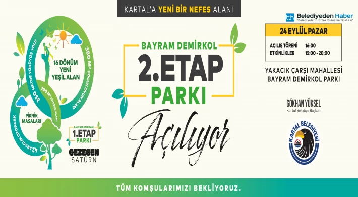 Park İkinci Etapla Birlikte Tamamen Hizmete Açılıyor