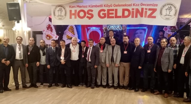 Kars Merkez Kümbetli Köyü Derneği Kaz Gecesi Düzenledi!