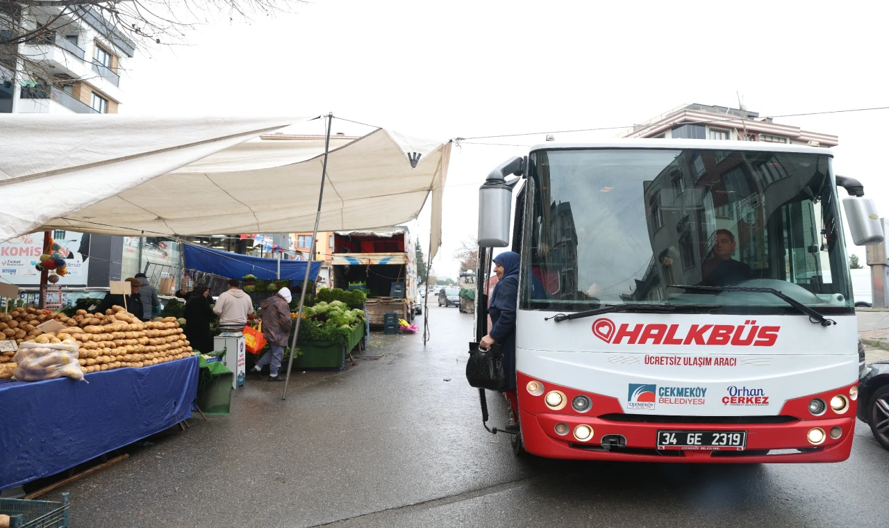 Çekmeköy'ün 4 mahallesine semt pazarı servisi