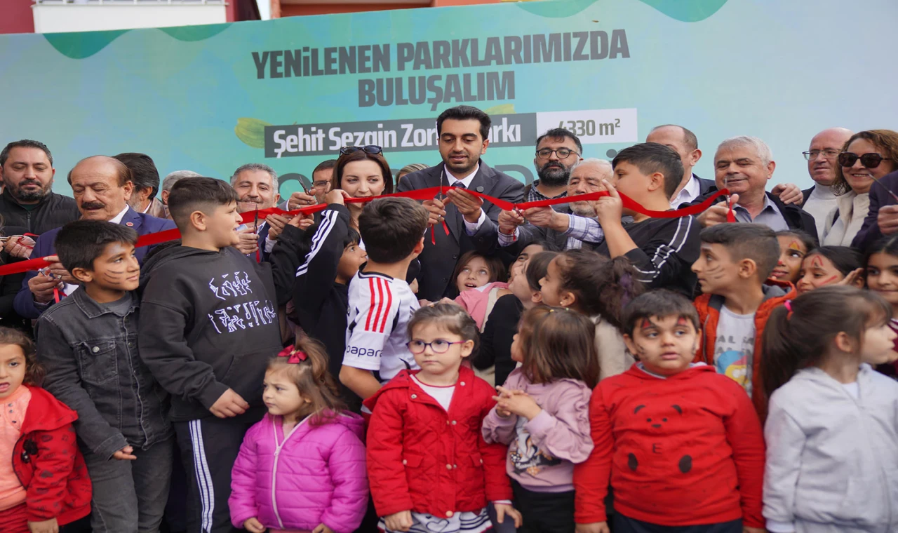 Yenilenen Şehit Sezgin Zorba Parkı Tuzlalıların hizmetine açıldı